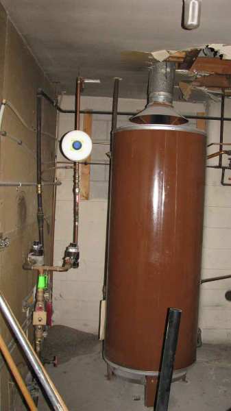 photo of a hot water tank installation done by Tryangle Mechanical