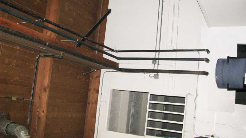 photo of a piping system installation done by Tryangle Mechanical
