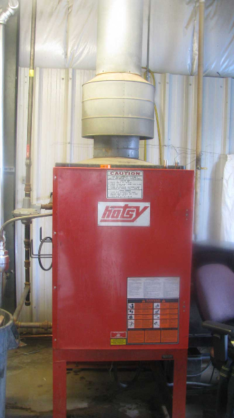 photo of a commercial hot water tank installation done by Tryangle Mechanical